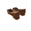 Mocassino con le nappine scamosciato bicolore t.2
