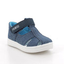 Sandali da bambino blu con strap