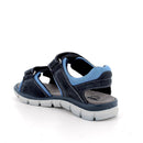 Sandali da bambino blu e celeste con strap