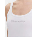 Armani canotta scritta brillantini