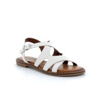 Donna elodie sandalo flat in pelle