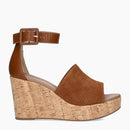 Sandalo zeppa in sughero