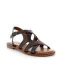 Donna elodie sandalo flat in pelle