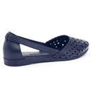 Ballerina traforata in pelle