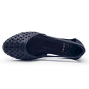 Ballerina traforata in pelle