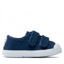 Scarpa in cotone doppio velcro