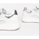 Sneakers donna in pelle e camoscio