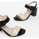 Sandalo donna in pelle