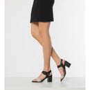 Sandalo donna in pelle