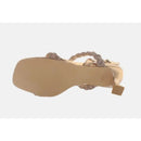 Sandali gioiello tacco intrecciati strass