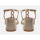 Sandali gioiello con tacco strass