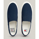 Sneakers in tela senza allacciatura