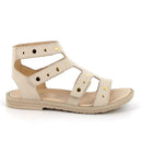 Sandali in pelle da bambina bianco