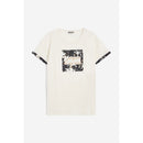 Freddy t-shirt da donna in jersey modal con grafiche tropical