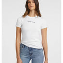 Guess t-shirt vestibilità slim con stampa logo