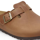 Boston cognac , oiled leather calz.s