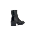 Tronchetto in pelle con tacco