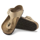 Gizeh big buckle sandcastle, nubuck leather