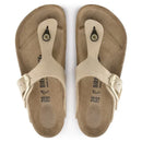 Gizeh big buckle nubuck leather - sandcastle calz.s
