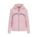 Guess felpa regulare zip hood college