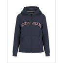 Guess felpa regulare zip hood college