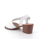 Sandali con tacco da donna con fibbia