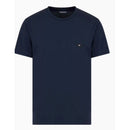 Emporio armani t-shirt in piquet stretch