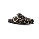 Ciabatta punta chiusa invernale animalier | sara