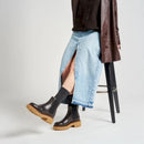 Beatles in pelle con doppio guardolo