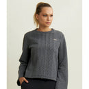 Freddy felpa girocollo in tessuto tecnico doppio a trecce