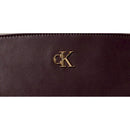 Calvin klein borsa da spalla con elementi metallici con logo monogramma