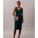 Calvin klein camera bag con elementi metallici con logo monogramma