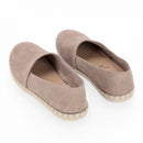 Espadrillas in pelle scamosciata