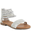 Sandalo da bambina argento