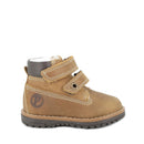 Scarponcini in pelle da bambino marrone scuro