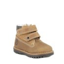 Scarponcini in pelle da bambino marrone scuro