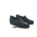 Mocassino in pelle c/zeppa