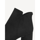 Stivaletto in camoscio con tacco