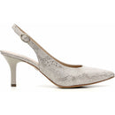 Decolletè aperte dietro stampata