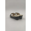 Ciabatta zeppa fascia arricciata