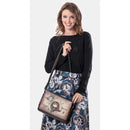 Anekke borsa a tracolla stampata con 3 scomparti real