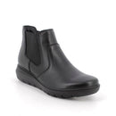 Stivaletti neri in pelle da donna