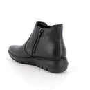 Stivaletti neri in pelle da donna
