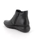 Stivaletti neri in pelle da donna