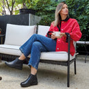 Stivaletti neri in pelle da donna