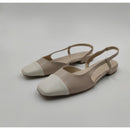 Sling back con puntale bassa