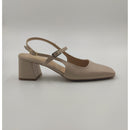 Sling back punta quadra e tacco