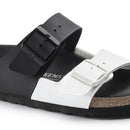 Arizona split black white birko flor calzata stretta