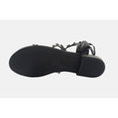 Ballerine cinturini cristalli satin