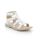 Sandali in pelle da bambina bianco